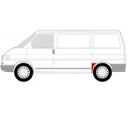 Ремонтна частина крила задня ліва VW Transporter T4 90-03 6504-03-9558571P BLIC (Польща)