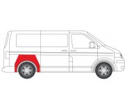 Ремонтна частина крила задня права VW Transporter T5 2003- 6504-03-9568592K BLIC (Польща)