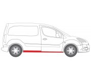 Ремонтна частина порога правого  Peugeot Partner II / Citroen Berlingo II 2008- 0552002 KLOKKERHOLM (Данія)