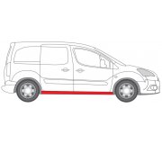 Ремонтна частина порога правого  Peugeot Partner II / Citroen Berlingo II 2008- 0552012 KLOKKERHOLM (Данія)