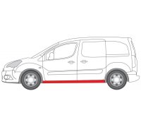 Ремонтная часть порога левого  Peugeot Partner II / Citroen Berlingo II 2008- 6505-06-0552011K BLIC (Польша)