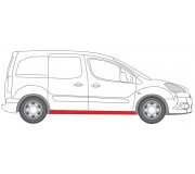 Ремонтная часть кузова правый (короткая база, 20см) Peugeot Partner II / Citroen Berlingo II 2008- 6505-06-0552017P BLIC (Польша)