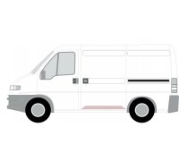 Ремонтна частина порогу ліворуч (внутрішня частина, довжина 166 см) Fiat Ducato / Citroen Jumper / Peugeot Boxer 1994- 6505-06-2092060K BLIC (Польща)