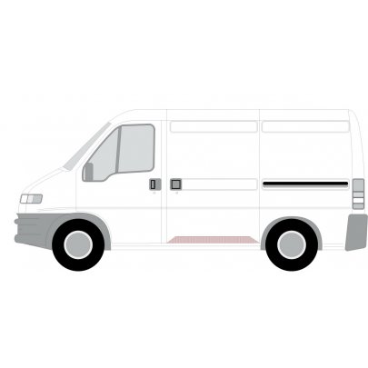 Ремонтная часть порога слева  (внутренняя часть) Fiat Ducato / Citroen Jumper / Peugeot Boxer 1994-2006 6505-06-2092045P BLIC (Польша)