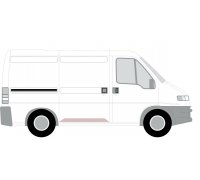 Ремонтная часть порога справа (внутренняя часть) Fiat Ducato / Citroen Jumper / Peugeot Boxer 1994-2006 6505-06-2092045P BLIC (Польша)