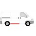 Ремонтная часть порога справа (короткая база) Fiat Ducato / Citroen Jumper / Peugeot Boxer 1994-2006 6505-06-2092044P BLIC (Польша) - Фото №1