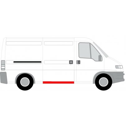 Ремонтна частина порогу праворуч Fiat Ducato / Citroen Jumper / Peugeot Boxer 1994-2006 6505-06-2092002K BLIC (Польща)