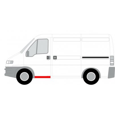 Ремонтная часть порога спереди слева Fiat Ducato / Citroen Jumper / Peugeot Boxer 1994-2006 6505-06-2092041P BLIC (Польша)