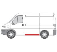 Ремонтна частина кузова ліворуч (коротка база, 12см/120см) Fiat Ducato / Citroen Jumper / Peugeot Boxer 1994- 6504-03-2092011P BLIC (Польща)