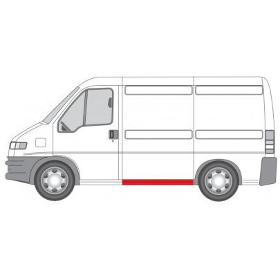 Ремонтная часть кузова слева (короткая база, 12см/120см) Fiat Ducato / Citroen Jumper / Peugeot Boxer 1994-2006 6504-03-2092011P BLIC (Польша)