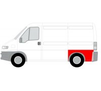 Ремонтная часть крила задняя левая (короткая база) Fiat Ducato / Citroen Jumper / Peugeot Boxer 1994-2006 6504-01-2092531P BLIC (Польша)