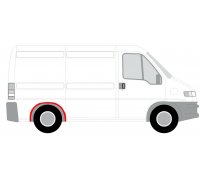 Ремонтная часть крила сзади справа (над колесом) Fiat Ducato / Citroen Jumper / Peugeot Boxer 1994-2006 6505-06-2092590K BLIC (Польша)