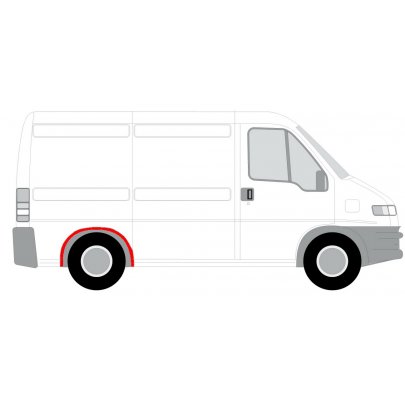 Ремонтна частина крила ззаду праворуч (над колесом) Fiat Ducato / Citroen Jumper / Peugeot Boxer 1994- 6505-06-2092590K BLIC (Польща)