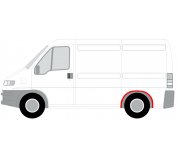 Ремонтная часть крила сзади слева (над колесом) Fiat Ducato / Citroen Jumper / Peugeot Boxer 1994-2006 6505-06-2092590K BLIC (Польша)