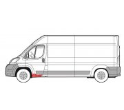 Ремонтна частина переднього лівого (коротка модель) Fiat Ducato II / Citroen Jumper II / Peugeot Boxer II 2006- 6505-06-2097041P BLIC (Польща)