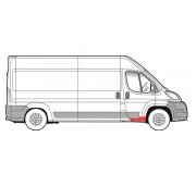 Ремонтна частина переднього правого (коротка модель) Fiat Ducato II / Citroen Jumper II / Peugeot Boxer II 2006- 6505-06-2097042P BLIC (Польща)