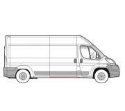 Ремонтна частина порога правий Fiat Ducato II / Citroen Jumper II / Peugeot Boxer II 2006- 6505-06-2097002K BLIC (Польща)