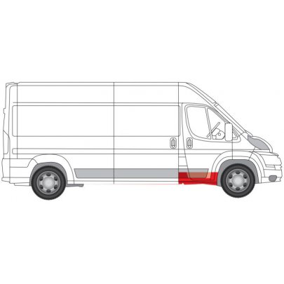 Ремонтна частина переднього правого Fiat Ducato II / Citroen Jumper II / Peugeot Boxer II 2006- 6505-06-2097042K BLIC (Польща)