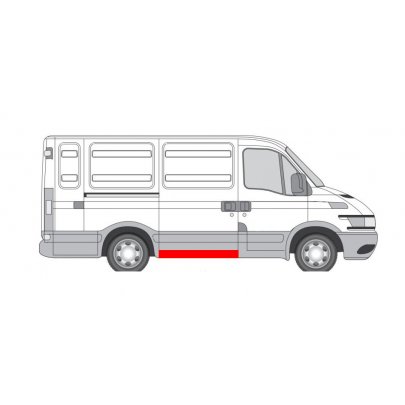 Ремкомплект порога (правий) Iveco Daily IV 2006-2011 6505-06-3080002P BLIC (Польша)