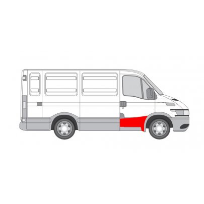 Ремонтная часть ступеньки кабины правoй Iveco Daily IV 2006-2011 6505-06-3080056P BLIC (Польша)