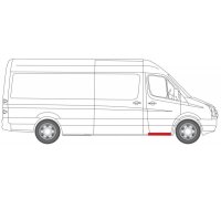 Ремонтна частина порога зпереду права VW Crafter 2006- 6505-06-3548016P BLIC (Польща)