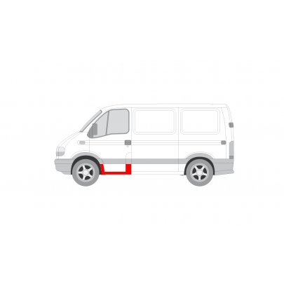 Ремонтная часть порог передней двери левый Iveco Daily IV 2006-2011 FP5088041 FPS (Тайвань)