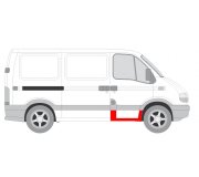 Ремонтная часть порог передней двери правый Iveco Daily IV 2006-2011 FP5088042 FPS (Тайвань)