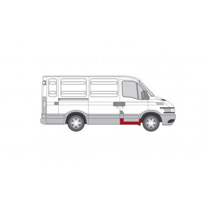 Ремонтная часть порог передней двери правый Iveco Daily IV 2006-2011 5088044 KLOKKERHOLM (Дания)