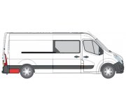 Ремонтна частина кузова ззаду зправа (30см/65см) Renault Master III 2010- 6505-06-6089006P BLIC (Польща)