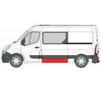 Ремонтная часть кузова левого (середняя/довгая база) Renault Master III 2010- 6505-06-6089012P BLIC (Польша)