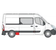 Ремонтна частина крила заднього правого (середня/довга база) Renault Master III 2010- 6504-03-6089582P BLIC (Польща)