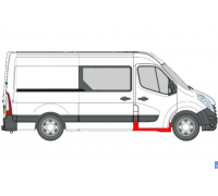 Ремонтна частина порога переднього правого Nissan NV400 2011- 6089044 KLOKKERHOLM (Данія)