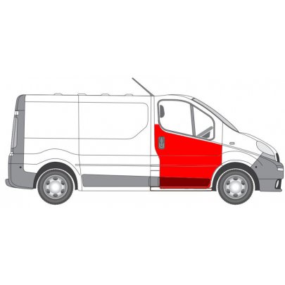 Ремонтна частина правих дверей Renault Trafic II / Opel Vivaro A / Nissan Primastar 01-14 6015-00-6061124P BLIC (Польща)