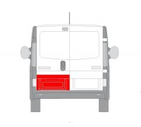 Ремонтная часть дверей задніх левих Renault Trafic II / Opel Vivaro A / Nissan Primastar 01-14 5089151 KLOKKERHOLM (Дания)