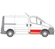 Ремонтная часть двери передних правих Renault Trafic II / Opel Vivaro A / Nissan Primastar 01-14 5089122 KLOKKERHOLM (Дания)