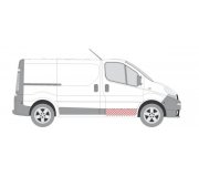 Ремонтна частина двері передніх правих (підлога, внутрішня) Renault Trafic II / Opel Vivaro A / Nissan Primastar 01-14 6015-00-6061132P BLIC (Польща)