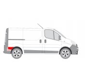 Ремонтна частина крила заднього правого (за колесом) Renault Trafic II / Opel Vivaro A / Nissan Primastar 01-14 6504-03-6061584P BLIC (Польща)