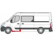 Ремонтная часть порога переднего левого  Nissan NV400 2011- 6089043 KLOKKERHOLM (Дания)