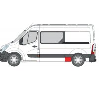 Ремонтна частина крила заднього левого (середняя/длинная база) Nissan NV400 2011- 6504-03-6089581P BLIC (Польша)