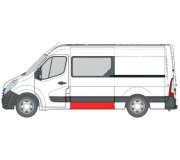 Ремонтная часть порога левого (длина 148см) Renault Master III 2010- 6505-06-6089001P BLIC (Польша)