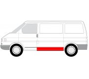 Ремонтна частина порога (до 1-го ребра, нижня частина) VW Transporter T4 90-03 6505-06-9558001K BLIC (Польща)