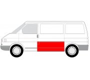 Ремонтна частина панелі кузова левая (1/3 вис, нижня частина) VW Transporter T4 90-03 6505-06-9558003P BLIC (Польша)