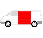 Ремонтна частина бічної панелі ліва (цільна) VW Transporter T4 90-03 6505-06-9558013TP BLIC (Польща)