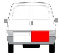 Ремонтна панель дверей задня права VW Transporter T4 90-03 9558152 KLOKKERHOLM (Данія)