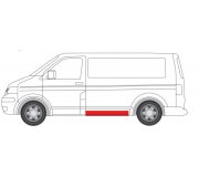 Ремонтна частина кузова ліва (нижня частина) VW Transporter T5 2003- 6505-06-9568001P BLIC (Польща)