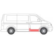 Ремонтная часть переднего порога правая VW Transporter T5 2003- 6505-06-9568014P BLIC (Польша)