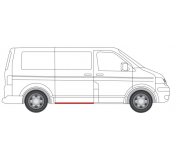 Ремонтная часть порога правая (длинна 130см) VW Transporter T5 2003- 6505-06-9568004P BLIC (Польша)