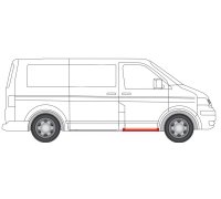 Ремонтная часть порога передая правая (длина 94см) VW Transporter T5 2003- 6505-06-9568015P BLIC (Польша)