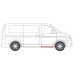 Ремонтная часть порога передая правая (длина 94см) VW Transporter T5 2003- 6505-06-9568015P BLIC (Польша) - Фото №1