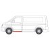 Ремонтная часть порога передая левая (длина 94см) VW Transporter T5 2003- 6505-06-9568015P BLIC (Польша) - Фото №1